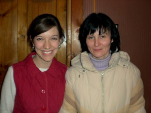 On the right is Irina, one of our Correspondence Bible Students. She has come to us recently asking for special prayer for a difficult family situation.