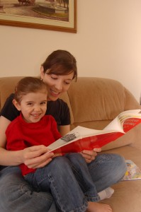 Abby is our little bookworm.