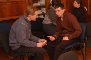 We were excited to have to new guys come last night: Igor and Vacil.