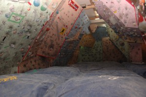 The rock gym where we spent a fun Valentines Day.