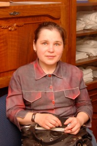 Evelina is one of our faithful Bible students. She is often able to come to ABS.